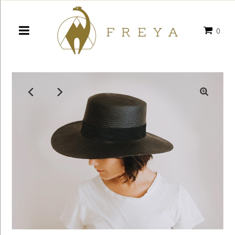 Freya Orchid Black Hat